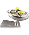 Boss Level Safety With Heavy Duty 304 Stainless Steel Wall Mount Eye Wash Station Featuring Dual Nozzles And Flip Covers
