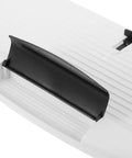 Under Desk Keyboard Tray With Smooth Sliding Drawer And Ergonomic Mount Rock Solid Polypropylene Design close-up of sliding drawer.