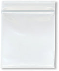 3x3 Inch 6 Mil Zipper Reclosable Bags Pack Of 100 - Heavy Duty Clear Poly Bags For FDA Food Safe Storage, Easy Organization, And Reusable Snap Closure. Clear 3x3 inch LDPE zipper bag