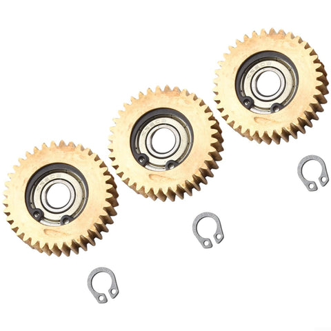 Three 36 tooth copper-nylon gears with bearings for Ebike Planetary Gear Set With 36 Tooth Nylon Gears And Bearing For Bafang Hub Motor Internal Gear Kit Copper And Nylon Pro Grade Upgrade For Electric Bicycles.