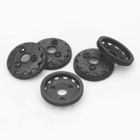 Five 48P 86T nylon spur gears in a set for One Tenth Slash 2WD RC Cars Rustler Stampede Bandit VXL XL Upgrade Kit, high precision