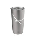 Insulated Stainless Steel Tumbler For Glider Pilot And Aviation Fans With Soaring Airplane Sailplane Design Ideal Gift For Pilots