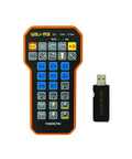 Wireless USB Hand Wheel For CNC Router Engraving MPG Remote Control Pro Grade Jog Wheel shown with USB receiver