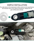 Ford Shifter Cable Bushing Kit No Fuss 2 Pack For Edge Fusion Escape Transit Connect C Max, shown installed in vehicle transmission.
