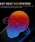 Fast heat dissipation skull design for 2 Pieces LED Motorcycle Turn Signal Lights With Skull Design Waterproof Blinkers