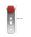 Heavy Duty Sliding Barn Door Wheels And Silent Nylon Rollers With Built Tough Cold Rolled Steel Frame, 0.98in size.