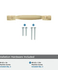 Champagne Bronze Cabinet Pull Highland Ridge 3 Inch Center To Center 4 5 16 Inches Overall Length Transitional Style with hardware