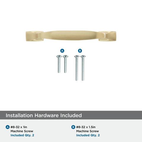 Champagne Bronze Cabinet Pull Highland Ridge 3 Inch Center To Center 4 5 16 Inches Overall Length Transitional Style with hardware