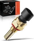 Engine Coolant Temperature Sensor for Chevrolet Buick Cadillac GMC Cars and SUVs Fits LaCrosse Lucerne Rainier Rendezvous Terraza CTS Escalade Envoy Sierra Canyon Savana and More, brass probe