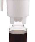 White Cold Brew System For Home Coffee Lovers, Easy Mess Free Brew, Smooth Rich Coffee Every Time, Slow Brew Method For Maximum Flavor