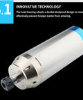 Heavy Duty 3.2Kw Water Cooled Spindle Motor 220V 24000Rpm With Er25 Dynamic Balance Nut 125Mm Diameter showcasing innovative design elements.