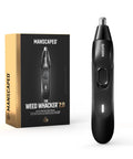 Weed Whacker 2.0 Nose And Ear Hair Trimmer With 7000 RPM Motor for Quick, Clean Trims next to product box