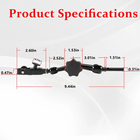 Dead On Nf1022 Centering Indicator Bracket for Tight Milling and Lathe Work Knockout Universal Precision Holder with specs image