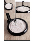 Sand Pendulum Desktop Decor With Natural Sand Included Mesmerizing Gravity Art For Home Office Desk, black base, sand patterns
