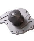 Premium Engine Water Pump Kit With Gasket For V6 3.5 Liter And 4.0 Motors, gray metal assembly side view, designed for heavy-duty use.