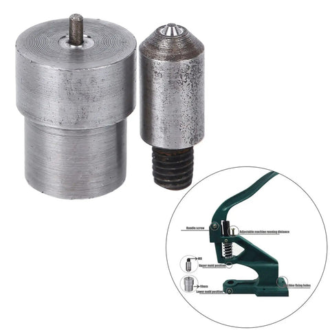 Heavy Duty Grommet Punch Die Set For Hand Press Machine, Metal Eyelet Tool with dies for 3mm to 20mm range, DIY projects insert