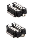 Two HSR20CA blocks for 1900mm Linear Guide Rail With HSR20CA Blocks For CNC Routers 20mm Wide Rail 60mm Pitch