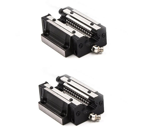 Two HSR20CA blocks for 1900mm Linear Guide Rail With HSR20CA Blocks For CNC Routers 20mm Wide Rail 60mm Pitch