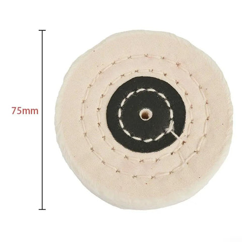 Premium Polishing Wheels 2 To 8 Inches For Metal Wood And Stainless Steel Plus Aluminum Plastic Ceramic Glass Using Wax Buffing Kit Fast Shiny Finish, 75mm buffing wheel.