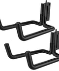 2 Pack E Track J Hooks Heavy Duty Steel E Track Double Hooks For E Track Systems, E Type Track Hanger With Spring Fitting