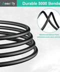 Close-up of Replacement Power Cord EZ Fit For Instant Pot Ultra Rice Cooker Soy Milk Maker showing reinforced stress point for durability.