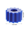 Heavy Duty Blue 10mm Dirt Bike Chain Tensioner Pulley For Off Road Motorcycle And Motorized Engine Guide Roller Smooth Ride Adjuster Kit, 1.5in x 0.9in