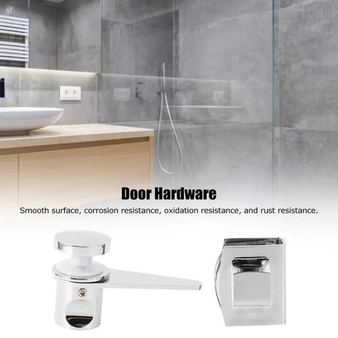Heavy Duty 304 Stainless Steel Glass Door Latch For Bathrooms And Showers Slick Modern Look With No Sweat Drill Install And Heavy Duty Bolts Built To Take A Beating.