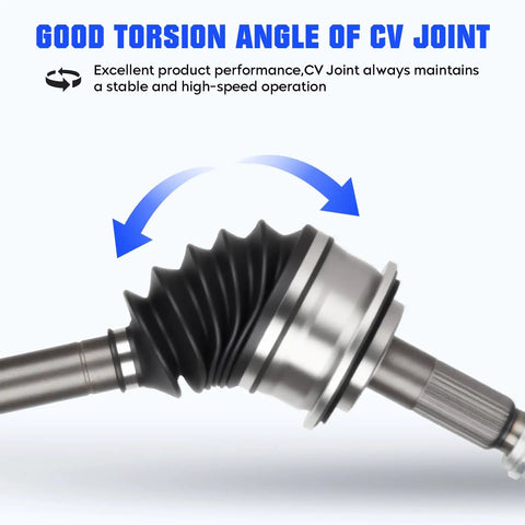 Chevy Silverado Suburban Tahoe Avalanche Front Left And Right CV Axle Shaft Pair For GMC Yukon XL 1500 Sierra 1500 Cadillac Escalade ESV 2007 To 2020 Driver And Passenger Side CV Joint Shaft with CV boot