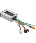 H5 Electric Scooter Controller 18A Mainboard With Aluminum Alloy Case, multicolored wires, plug and play replacement for smooth ride.