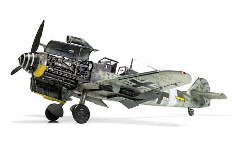 Messerschmitt Bf 109 G5 G6 1 24 Scale Model Kit With Slide Molding For Crazy Fine Engine Cowlings Fuselage Exhausts And Gun Barrels