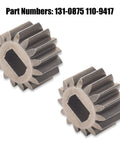 Two Pack 131-5399 15T Pinion Gear For 30 Inch Rear Drive Toro Time Master 22 Inch Personal Pace Rear Drive Mowers