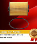 Oil Filter Replacement Kit Pack Of 4 Fits Porsche Cayenne 3.6L V6 2012-2018 Atlas 2018-2023 CC 2012-2017 Passat with filter and seal