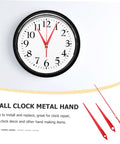 10 Sets Modern DIY Clock Hands Pointers Replacement Parts Aluminum Clock Hands Kit For Frameless Wall Clocks Quartz Clocks Craft