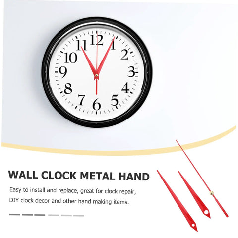 10 Sets Modern DIY Clock Hands Pointers Replacement Parts Aluminum Clock Hands Kit For Frameless Wall Clocks Quartz Clocks Craft