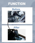 Before and after image of Shift Knob Button Repair Kit With Spring For Honda Accord 2003 2004 2005 2006 Gear Shift Button Replacement