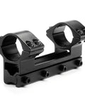 One Piece High Profile Magnum Air Rifle Scope Mount With Stop Pin 11mm Dovetail Fits Scopes With One Inch Tubes Two 1 Inch Rings Four Clamping Screws Black