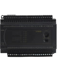 Front view of Industrial PLC Control Board with beefed up ABS shell, showing 16 I/O inputs and outputs, RS232 RS485 ports