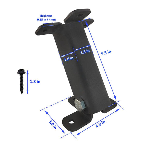 Heavy Duty Beefed Up Adjustable Roof Riser Beam Bracket Kit For Pergola And Gazebo Roof Mounts Black Saddle Post And Beam Brackets Durable Steel Construction Weatherproof Versatile Riser System For Decks And Outdoor Structures