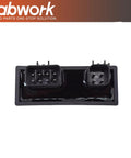 Front view of YFZ 450 CDI Box Replacement Drop In 12 Pin 2 Plug Ignition Control Module For 2004 2009 With 5TG-85540-00-00 Direct Fit