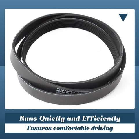 Top Grade Esttlamer Engine Serpentine Drive Belt Fits Honda Accord 2.4L V6 L4 Models 2008 Through 2012 DX EX And LX Trim Levels with 7 ribs