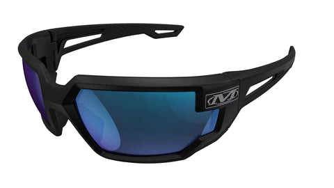 Vision Type X Safety Glasses With Blue Mirror Lens Anti Fog Coating Scratch Resistant Lightweight Frame