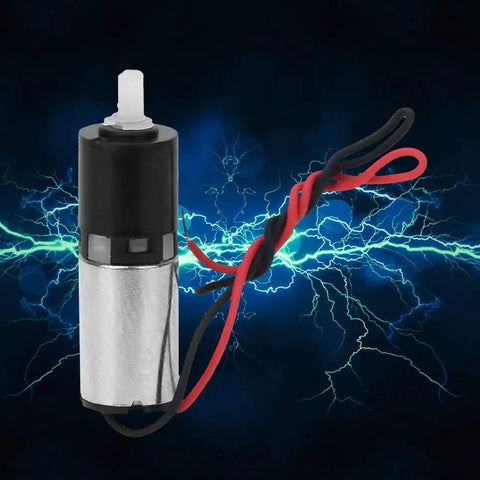 6mm Micro Planetary Gear Motor Two Stage Reduction For DC 3V Drive in front of an electric energy background