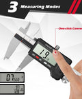 Pro Grade Precision Digital Caliper 0 To 6 Inch Measuring Tool With Auto Off And 0.001 Inch Accuracy Inch Fraction Millimeter Conversions