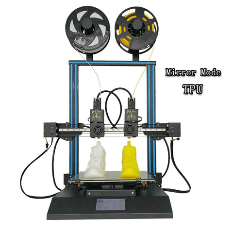 TL D3 Pro Dual Extruder 3D Printer With 300 Degree Hotend Silent Tmc2209 Drives 600W Power Supply For No Fuss Pva Tpu Abs Pla Nylon Prints In A Roomy 11 8 Inch Workspace