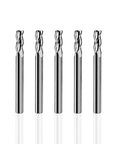 Carbide Square End Mill Set Three Flute Cutter For Milling Alloy Steel Aluminum Copper Durable Stable Tool Reduces Vibration
