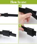 Step-by-step guide for using 50 Pack Folding Drip Tape Row End Caps For Five Eighth Inch Drip Irrigation Dripless Watering Kit