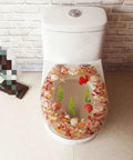 Top Notch Universal Slow Close Toilet Seat With Silent Drop Hinges Thick Resin Shell Waterproof And Slick Smooth Feel U Shape Design on toilet.