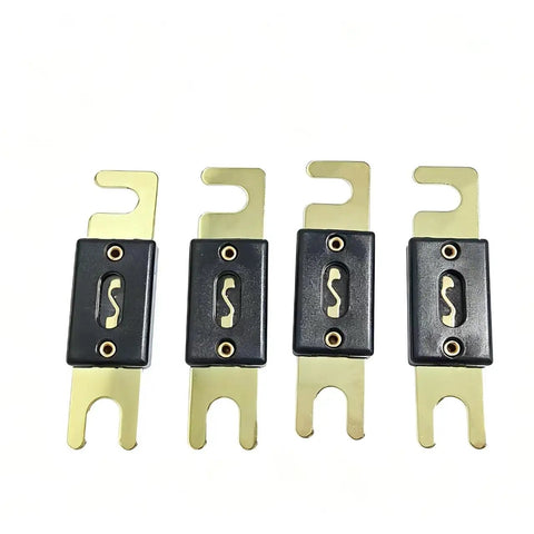 Premium Quality Heavy Duty 200 Amp ANL Fuse Gold Plated 32 Volt Circuit Protection For Car Audio Radio Stereo System Top Shelf 4 Pack