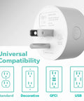 Smart Plug Mini 4 Pack With Wi Fi No Hub Needed Works With Alexa And Google Home Control Lights And Devices From Anywhere ETL Certified
