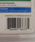 Barcode and packaging of 15 Amp Single Pole All In One Breaker Module for Residential Electrical Panels, assembled in Dominican Republic